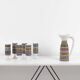 Roger CAPRON - Ceramic orangeade service
