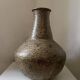Grand vase pied de lampe grès 1970 vintage