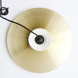Lampe Space Age "vitrika" en laiton, Danemark années 60