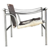 LC1 ponyskin armchair by Le Corbusier et al for Cassina 1980s