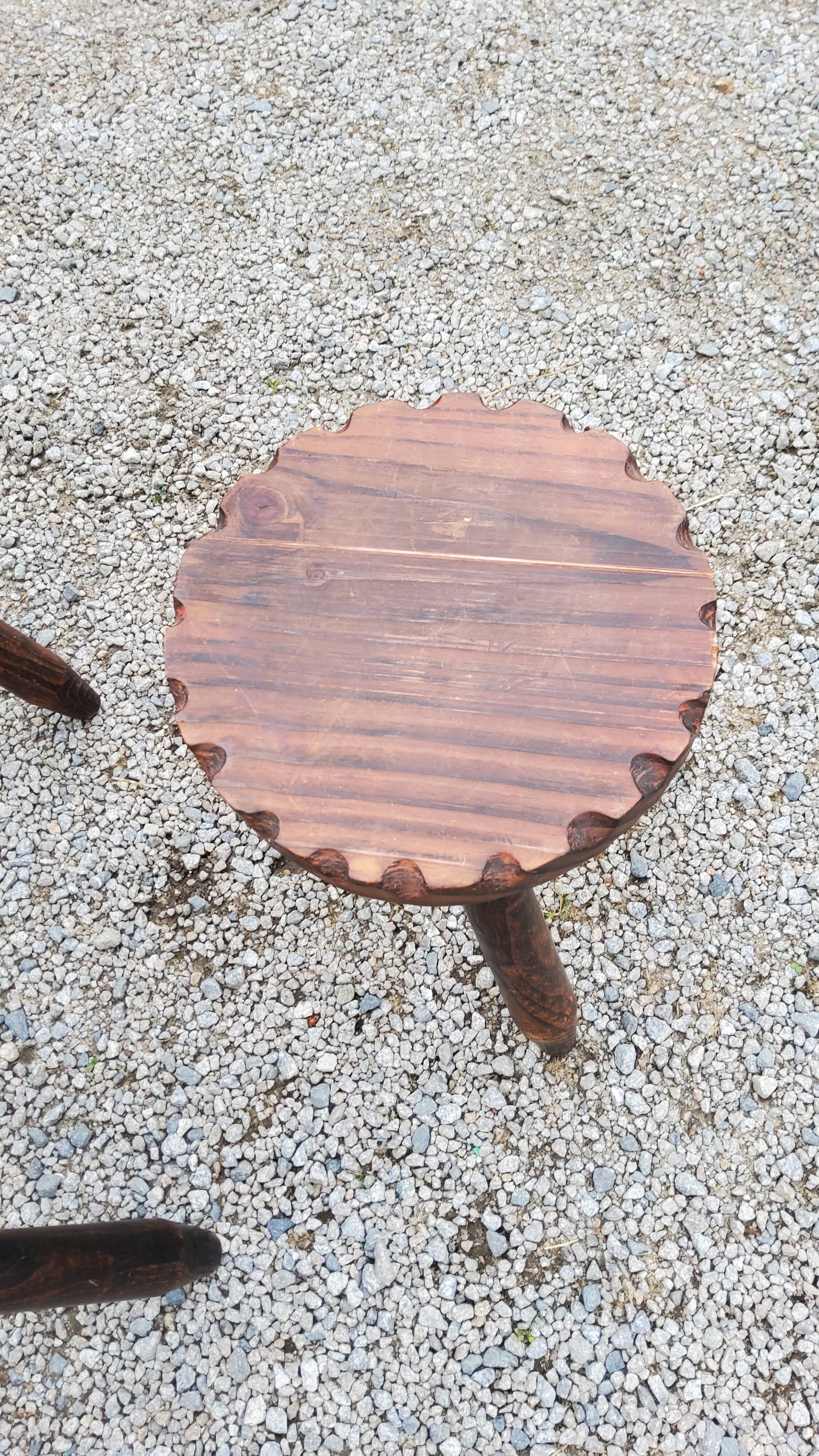 Set de trois tabourets de berger