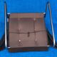 VELVET BROWN CHROME ARMCHAIR 1970 IKEA VINTAGE
