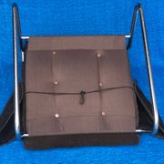 VELVET BROWN CHROME ARMCHAIR 1970 IKEA VINTAGE