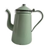 Light green enamelled coffee maker