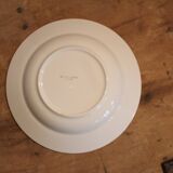 Deep plate in Sarreguemines earthenware