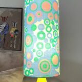 Table lamp with handmade lampshade