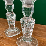 Square base candle holders