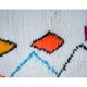 Colorful Berber carpet 138x101cm