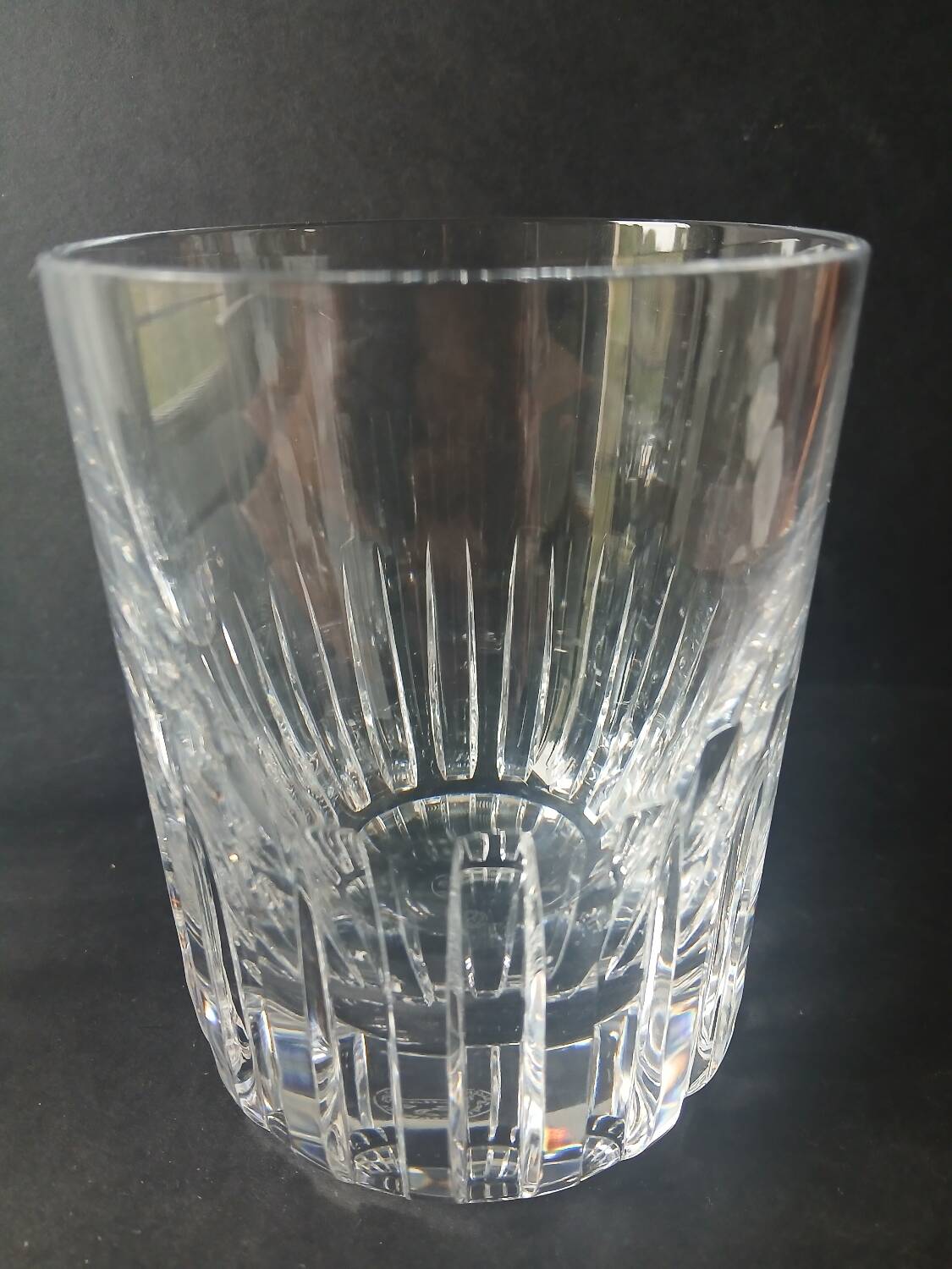 Lot of 2 Rotary Gm whisky glasses in Baccarat crystal.