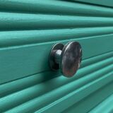 Commode art déco vert émeraude