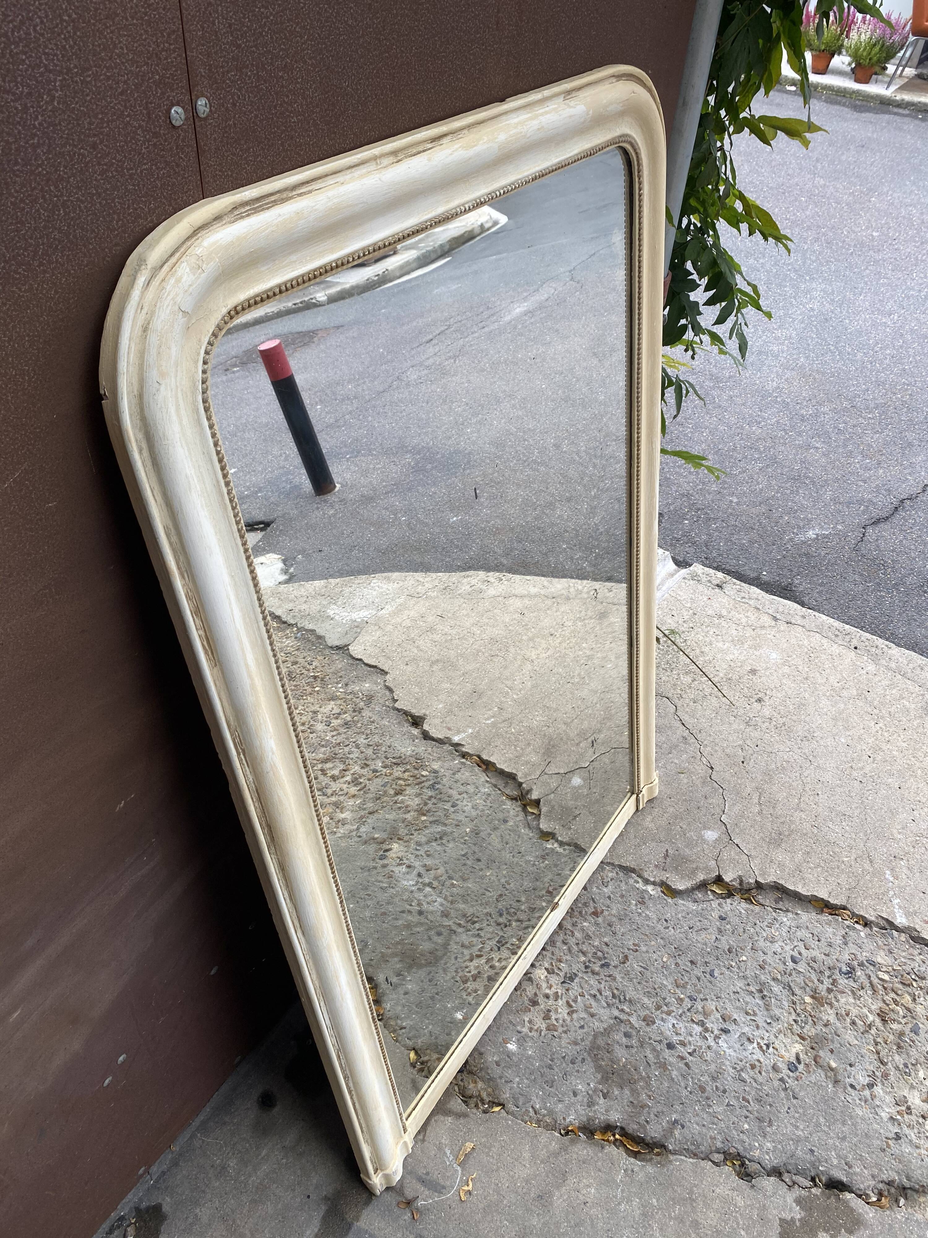 Louis Philipe mirror, original patina