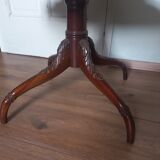 Mahogany two tier dumbwaiter table