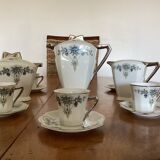 Fine porcelain coffee set "SIP France"