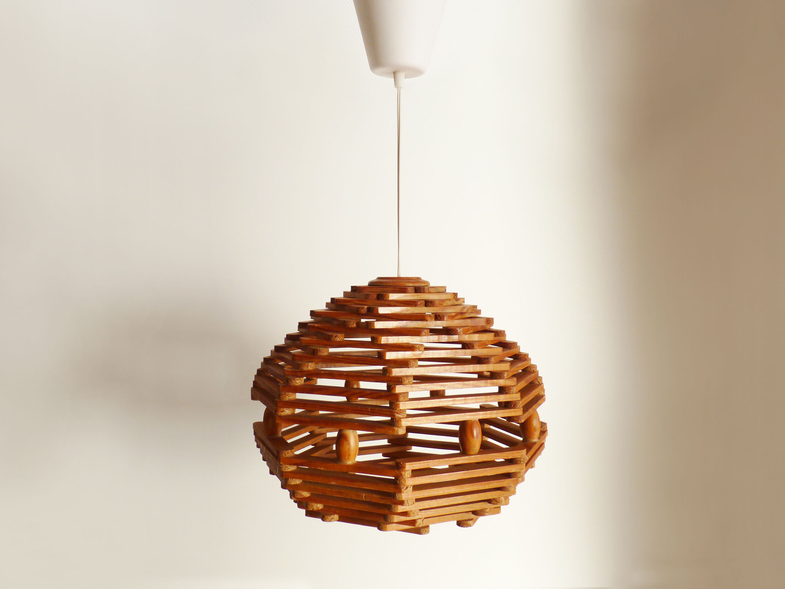 Suspension scandinave luminaire en bois