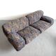 Vintage Italian Sofa from Rossi di Albizzate in Leather and Fabric, Rare Model Designed by Carlo Bar