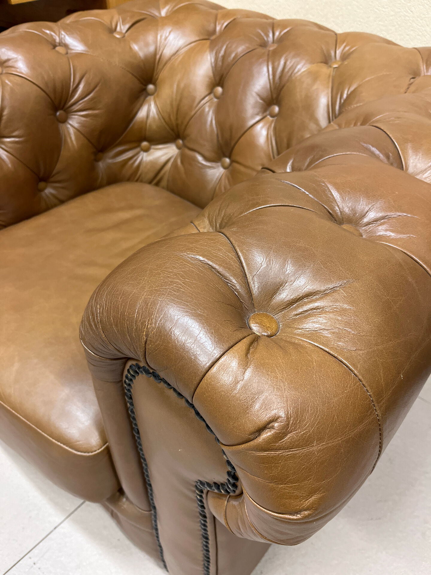 Chesterfield armchair