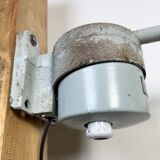 Grey Industrial Factory Wall Light from Elektrosvit, 1970s