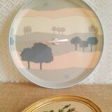 Vintage Fiberglass Serving Tray