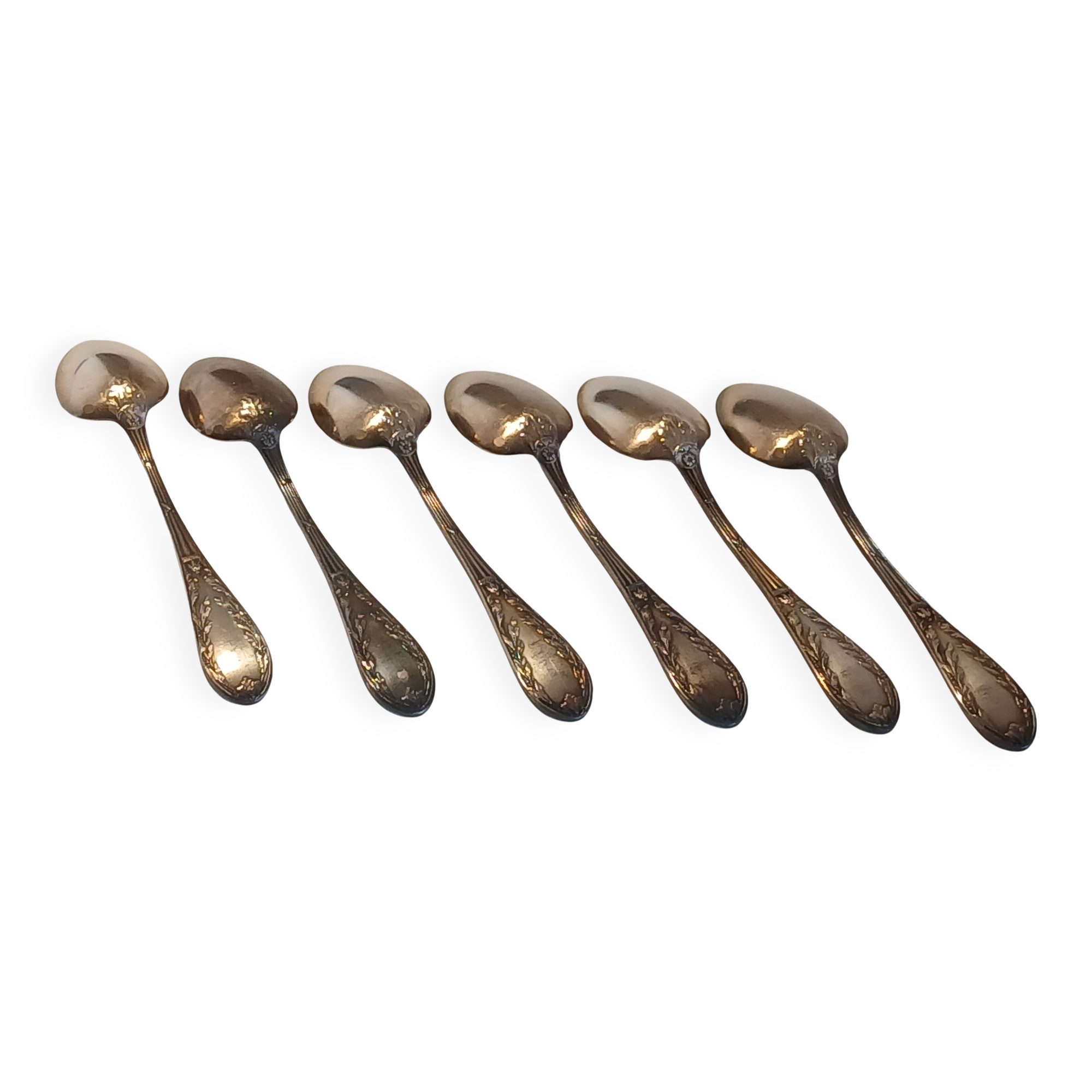Set of 6 small spoons