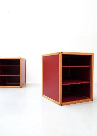 André Sornay, Pair of Modernist Storage Units