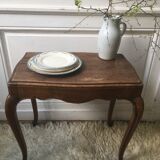 Louis XVI style solid wood side table