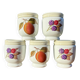Set of 5 egg coddler bases or egg coddler Royal Worcester
