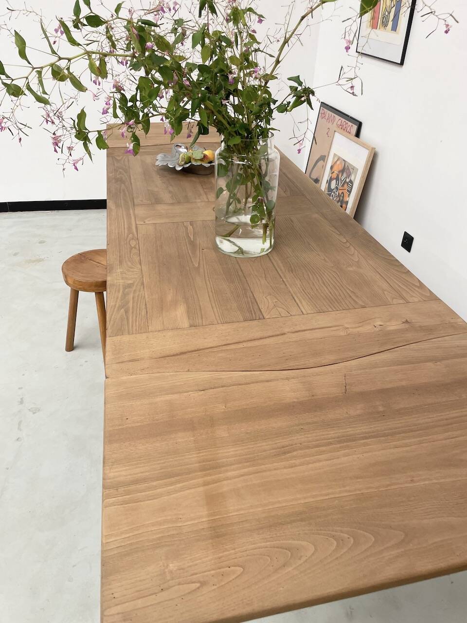 Oak farmhouse table 270 cm with extensions