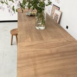 Oak farmhouse table 270 cm with extensions