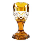 Art Deco goblet, crystal, Czechoslovakia, 1930s