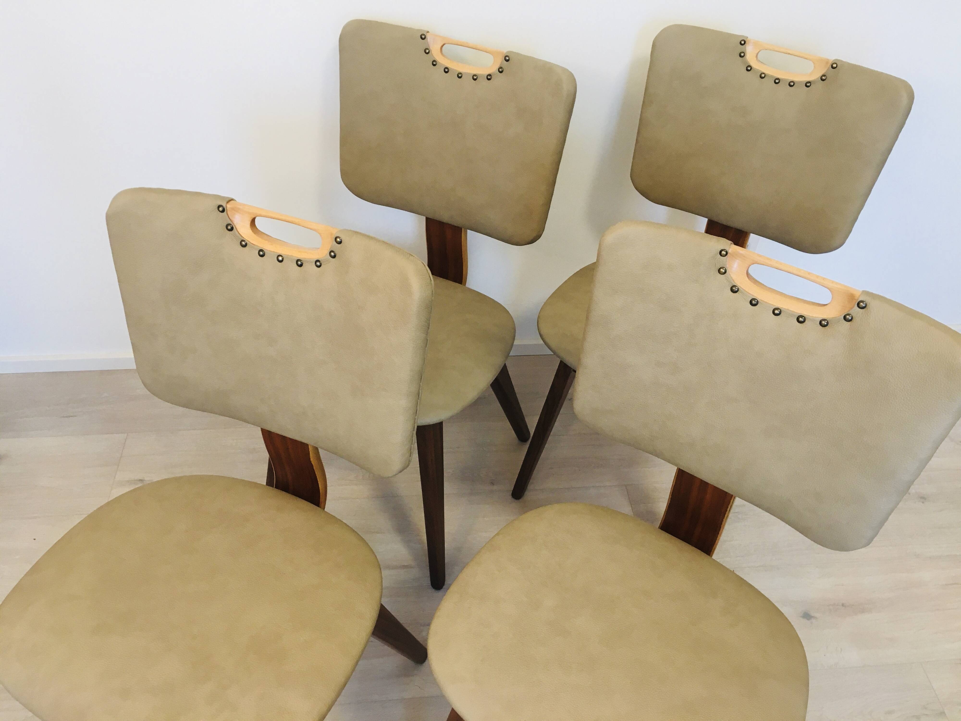Vintage Teak Dining Chair, Netherlands 1970s