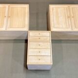 Modular solid beech sideboard "Ditlev Karsten" Scandinavian design.