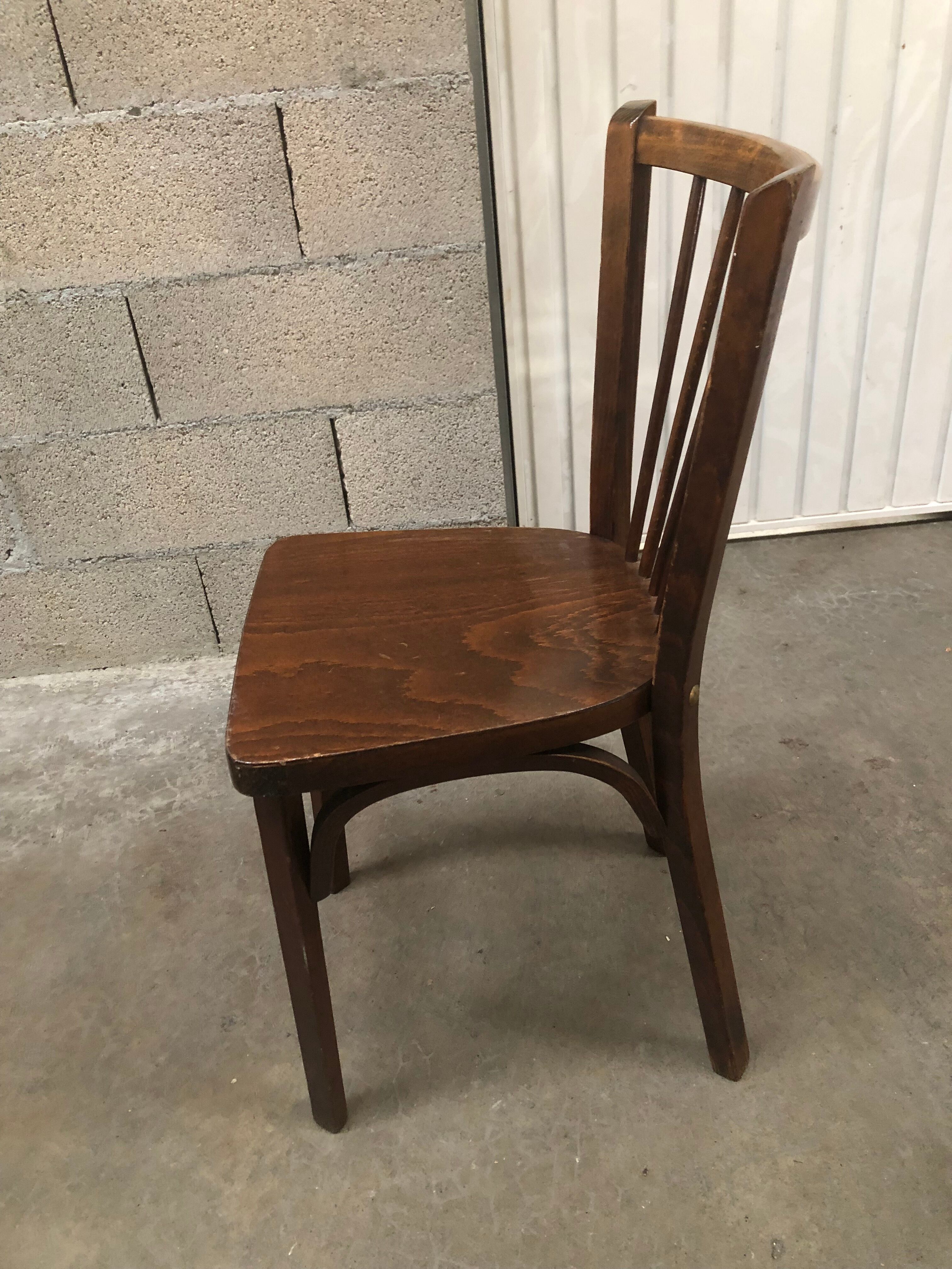 Set of 9 bistro chairs