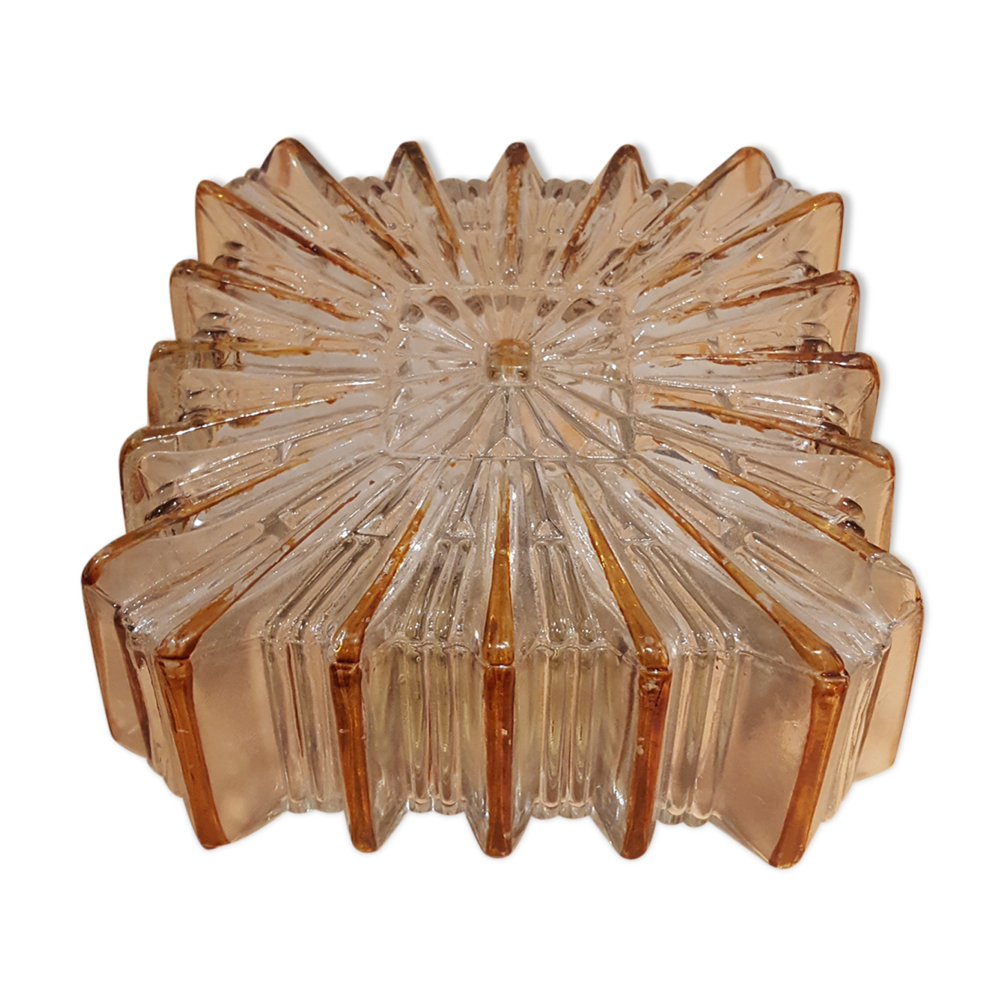 Ceiling in cast glass