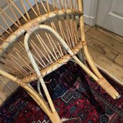 Pair of vintage rattan armchairs – 60s/70s design