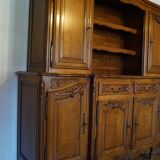 Louis xv oak sideboard