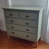 Commode scandinave vert forest