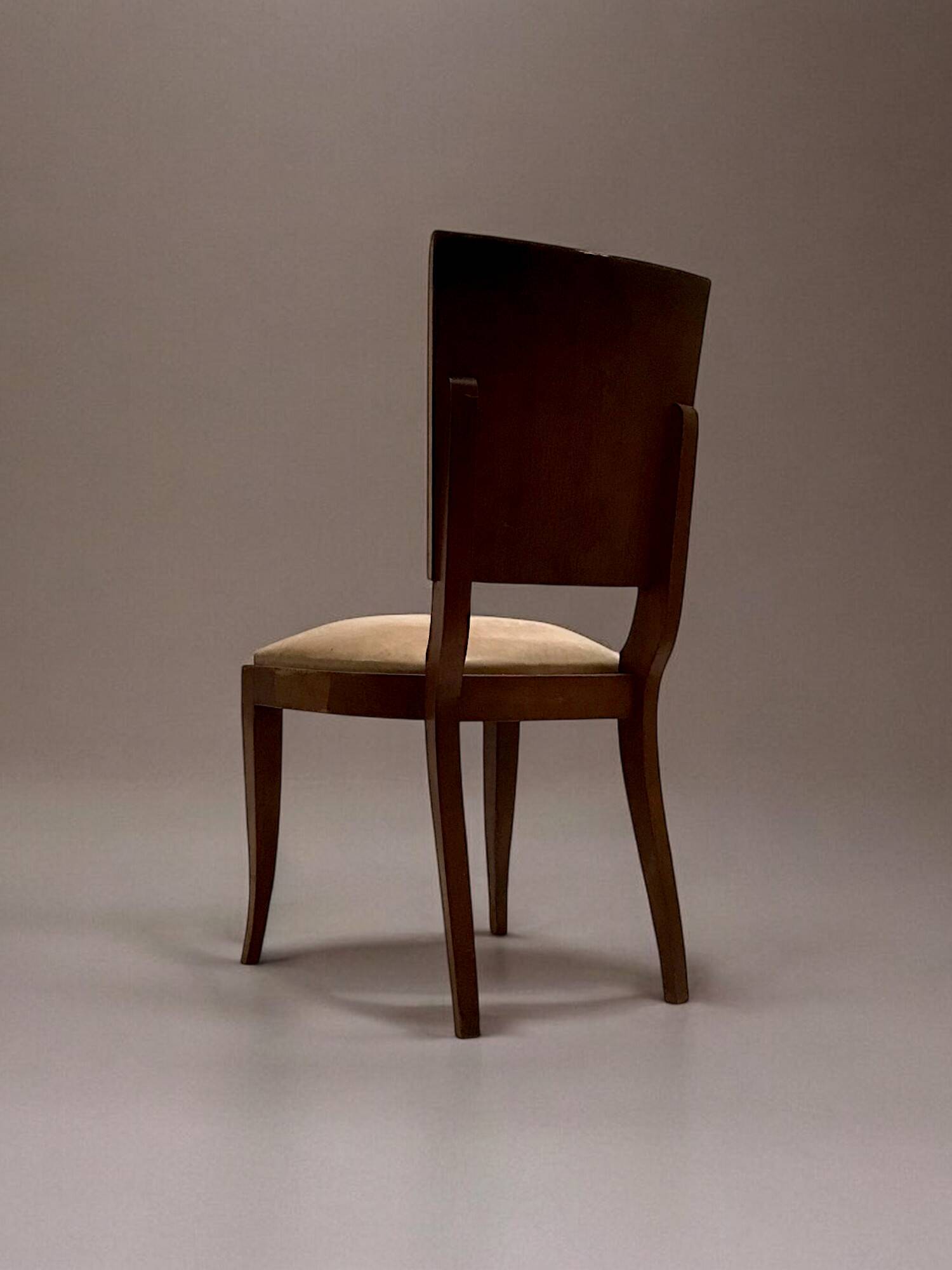 C. 1940 - Set of six Art Deco chairs - France