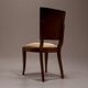 C. 1940 - Set of six Art Deco chairs - France