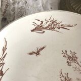 Compotier ancien en faïence de Luneville