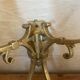 Coat rack, double hook in bronze from the 19th century.