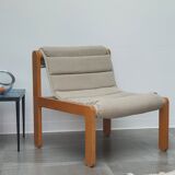 Natural linen chair