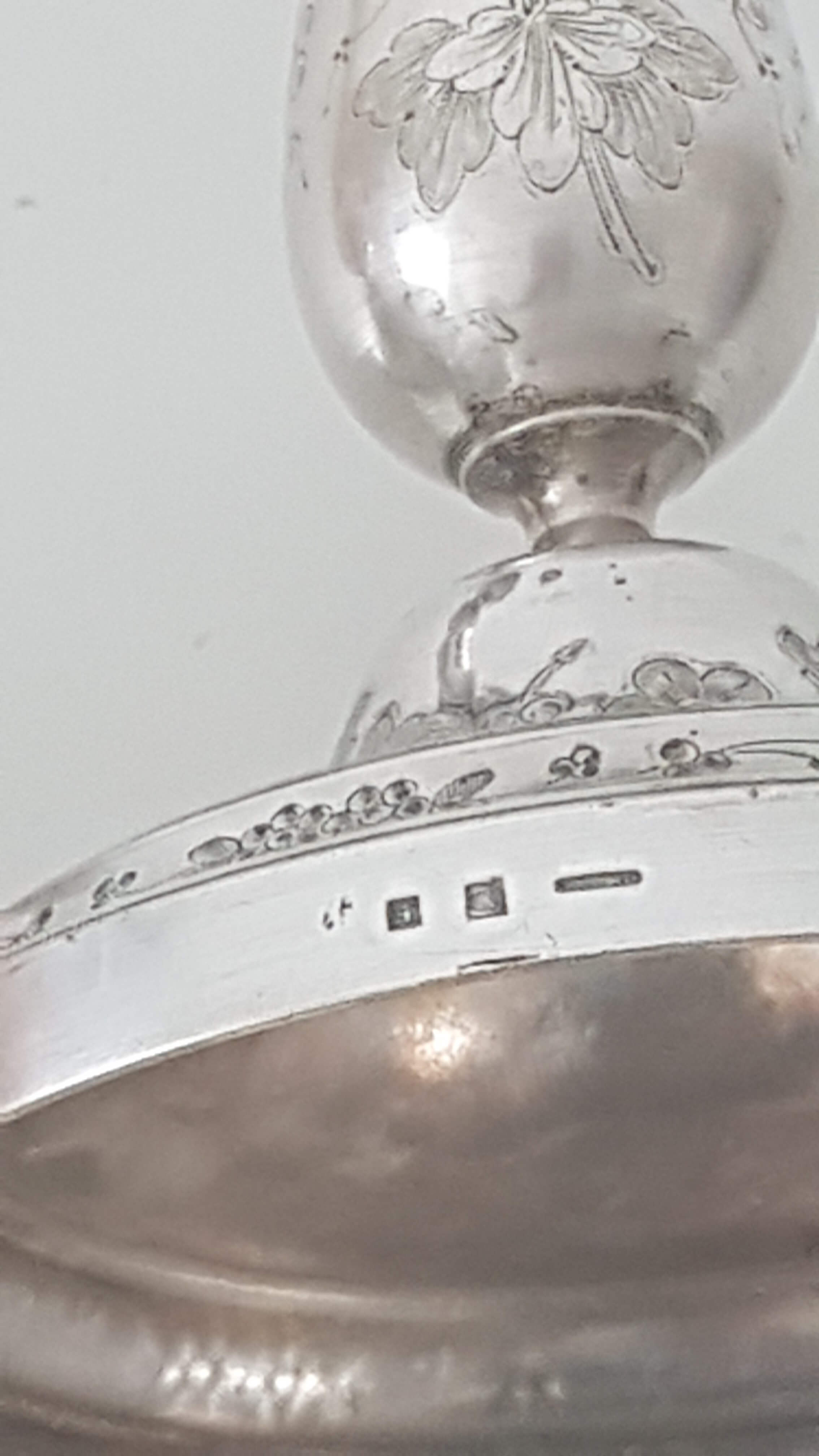 Pair of old candlesticks silver metal Christopfle