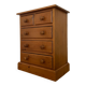 Mini vintage solid pine chest of drawers