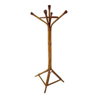 Bamboo coat rack