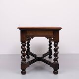 Table d'écriture ou de hall coloniale hollandaise du début du 19e siècle