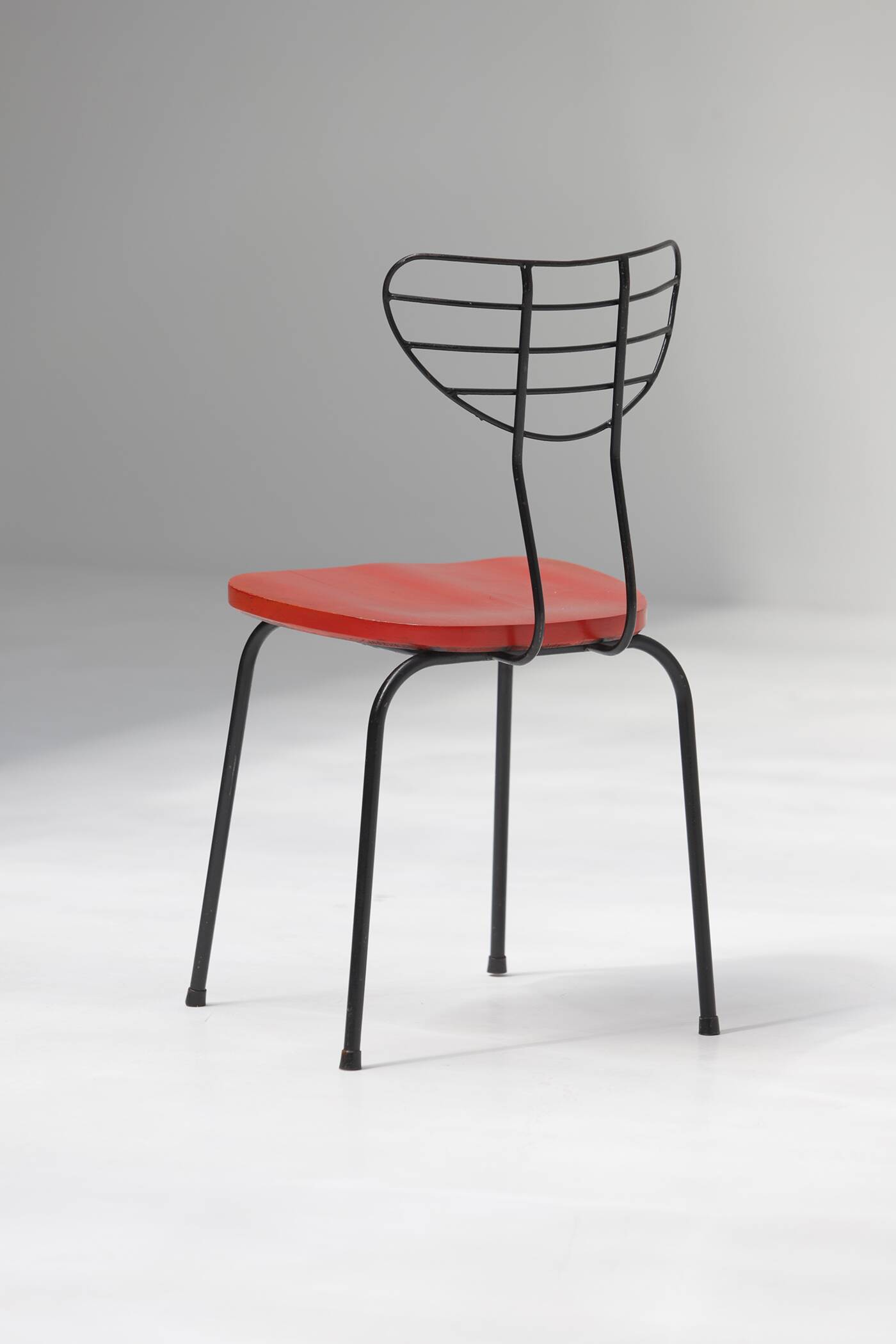 Set of 4 modernist mid-century radar chairs 1950s Belgium