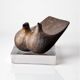 Ceramic abstract birds sculpture by Sousa, Spain, 1970s