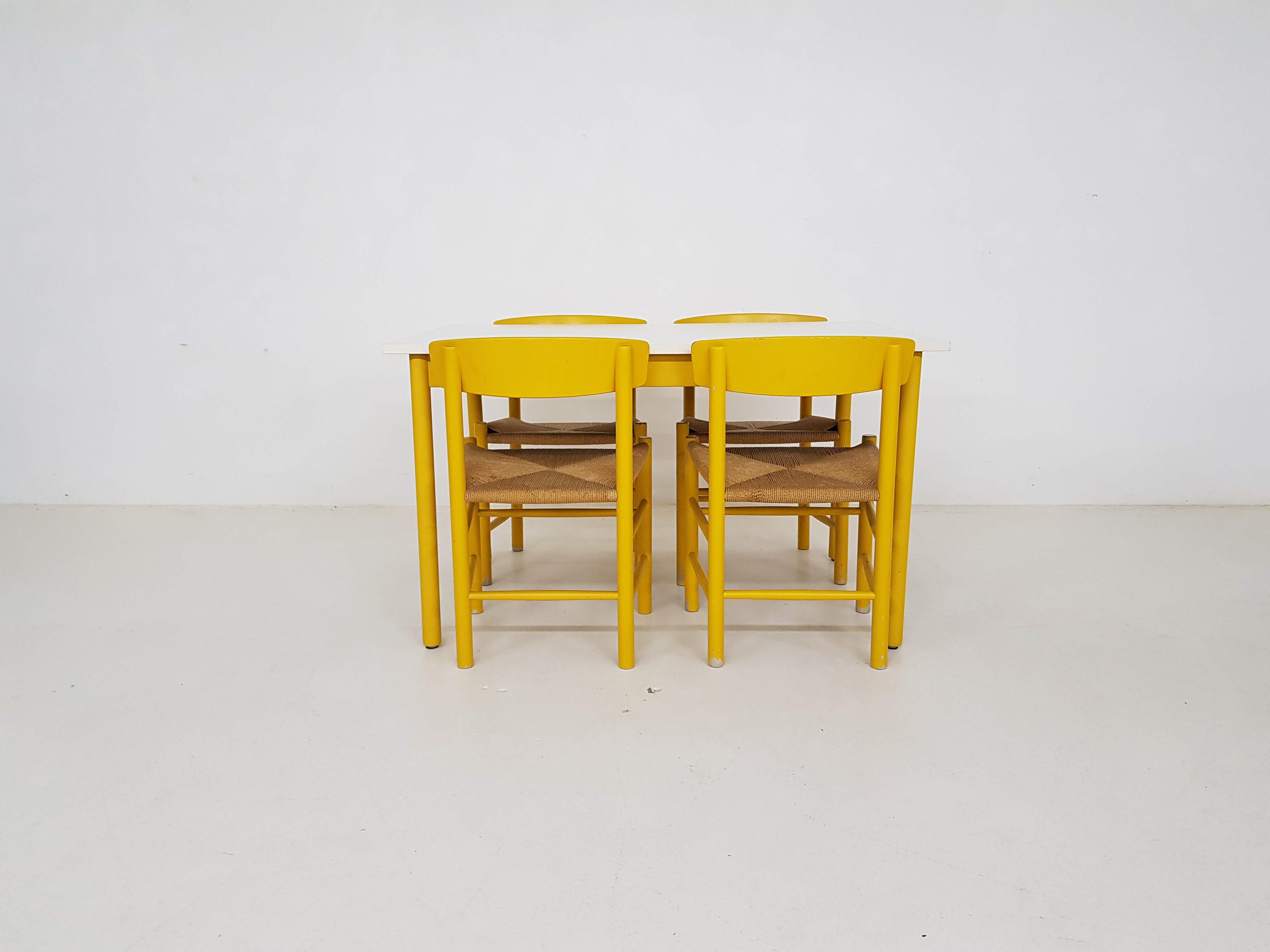 Borge Mogensen for FDB Mobler dining set, Denmark 1960