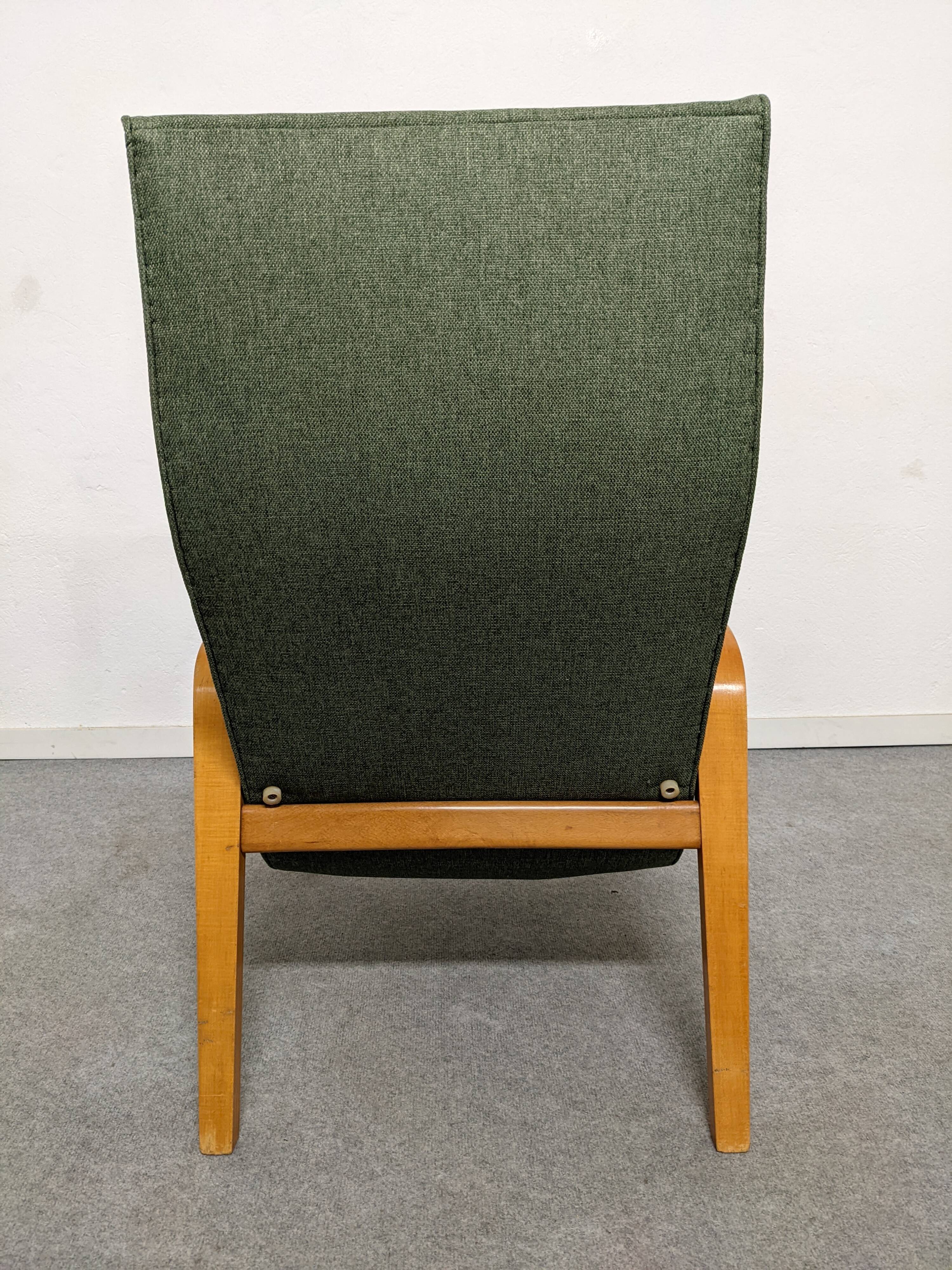 Paire de fauteuils Bow Wood des années 50/60