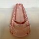 Empty pocket pencil holder pink glass